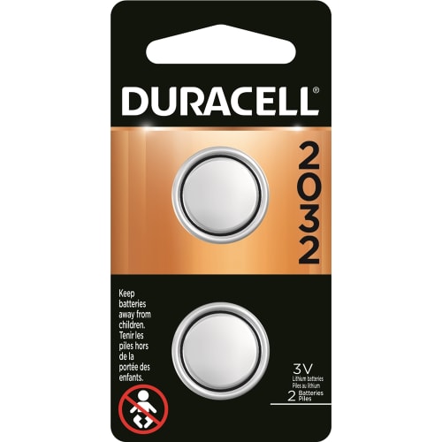 Duracell 3V 2032 Lithium Battery 2-Pack